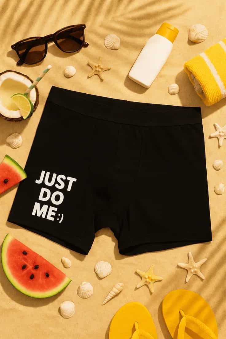Boxer humoristique Just do me