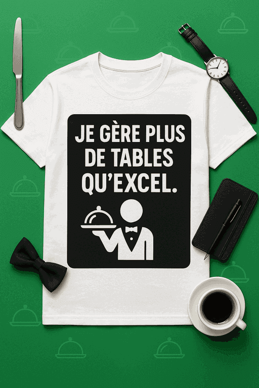 Je gère plus de tables qu'Excel - T-shirt humour