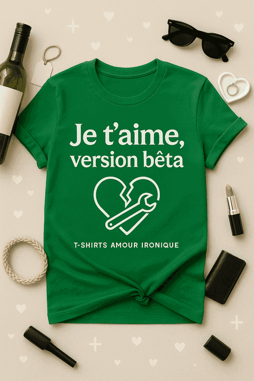 Je t’aime, version bêta - T-shirt humour geek