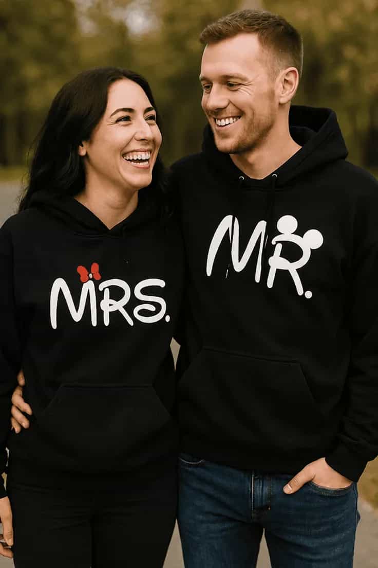 Pull humoristique Mr Mrs en duo - MRS. MŔ.