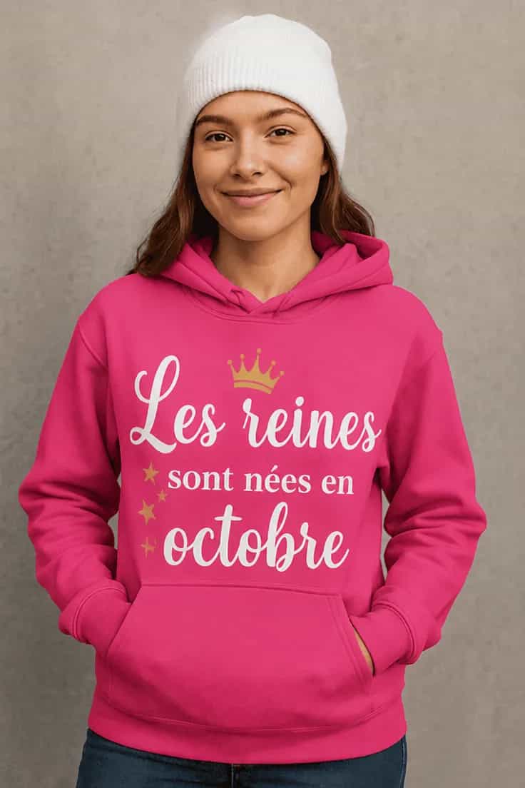 Pull humoristique Reines nées le mois de votre choix