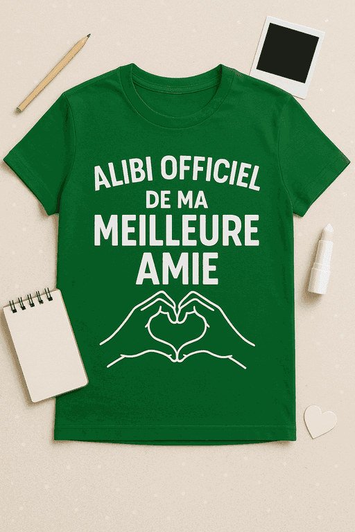 T-shirt Alibi officiel de ma meilleure amie