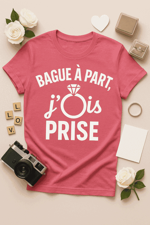 T-shirt Bague à part, j'suis pris(e)