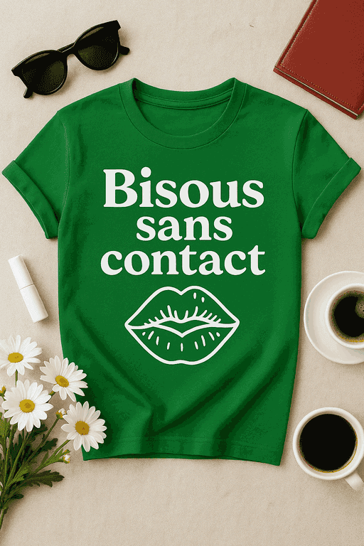 T-shirt Bisous sans contact
