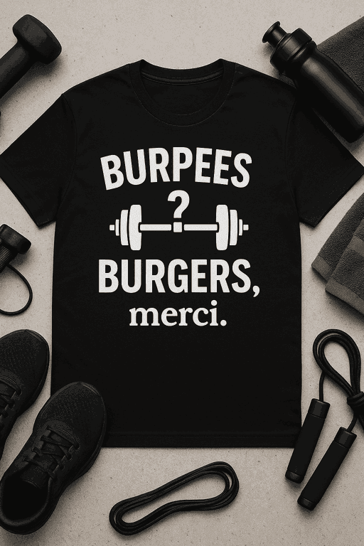 T-shirt Burpees ? Burgers, merci.