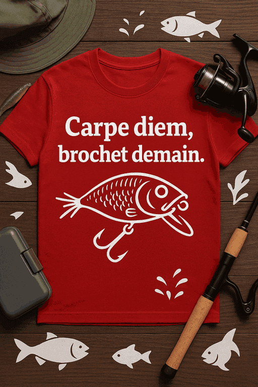 T-shirt Carpe Diem, Brochet Demain