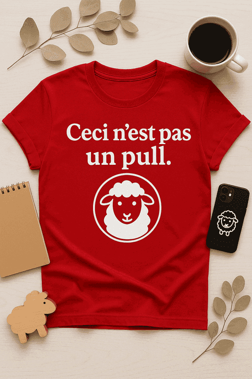 T-shirt "Ceci n'est pas un pull"