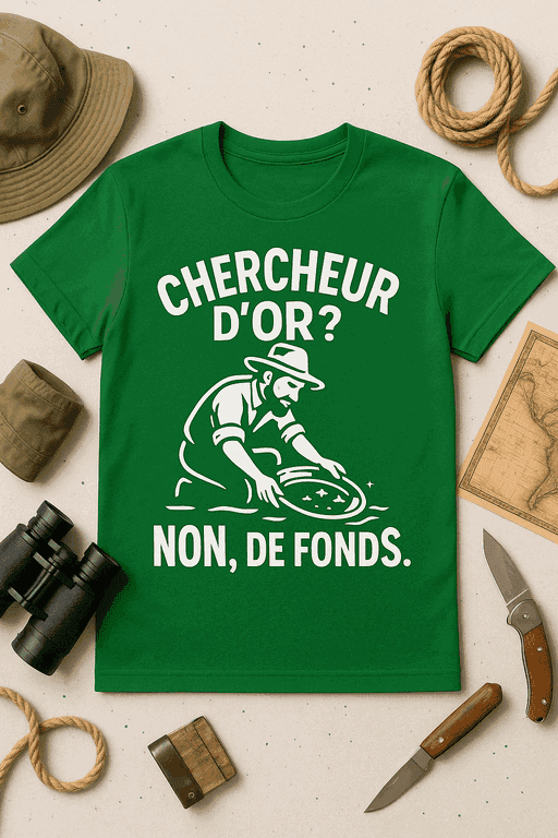 T-shirt Chercheur de fonds
