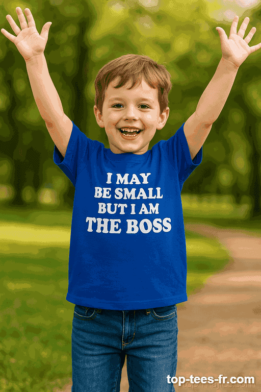 T-shirt enfant I am the boss