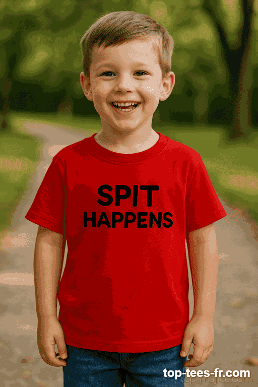T-shirt enfant spit happens