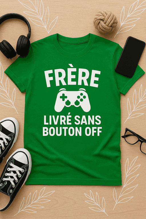 T-shirt Frère : Livré Sans Bouton OFF