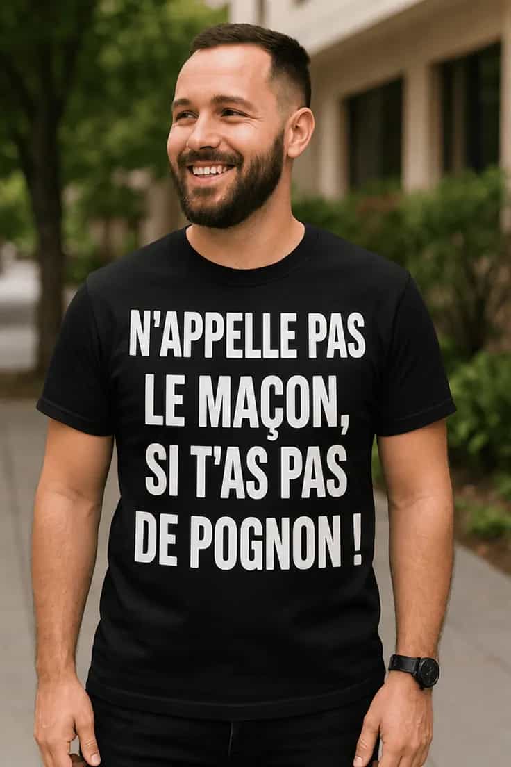 T-shirt humoristique Appel au métier au choix interdit