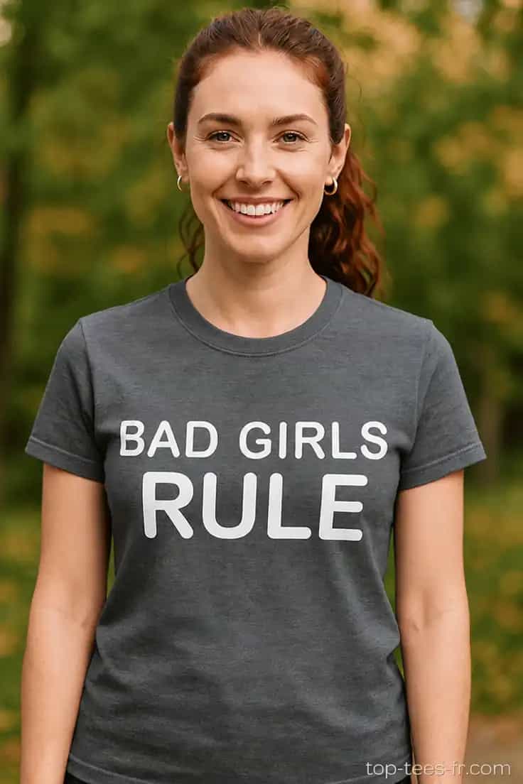 T-shirt humoristique Bad girls rule
