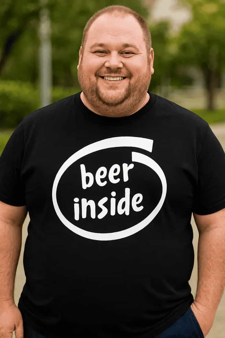T-shirt humoristique Bière inside
