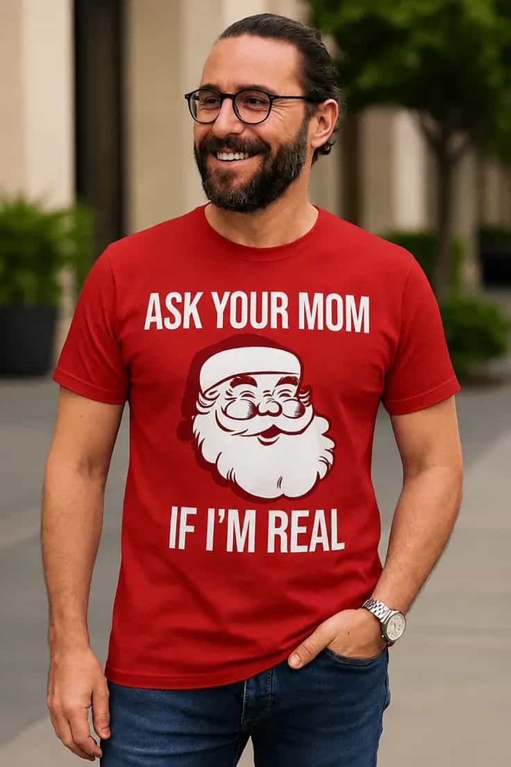 T-shirt humoristique Demande à ta mère - ASK YOUR MOM