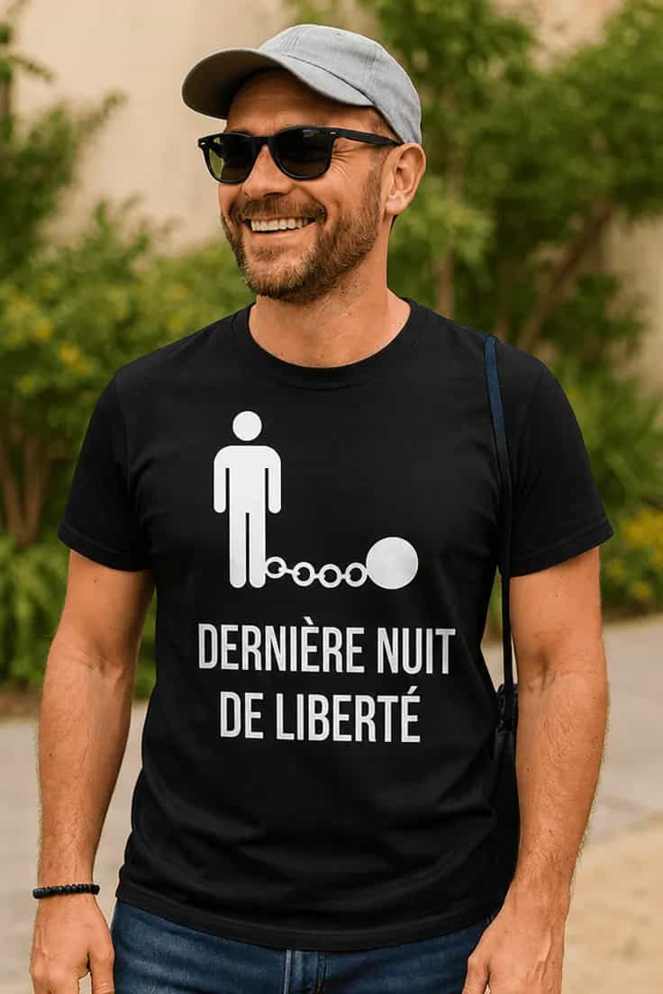 T-shirt humoristique EVJF équipe de la mariée