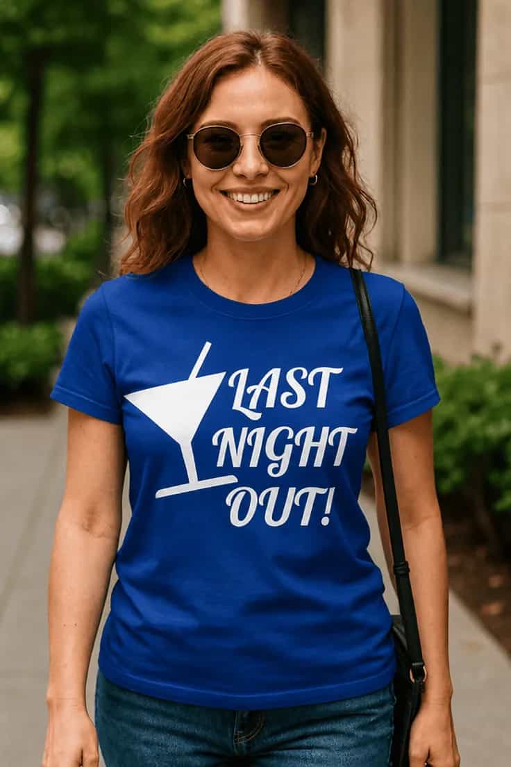 T-shirt humoristique Dernière soirée