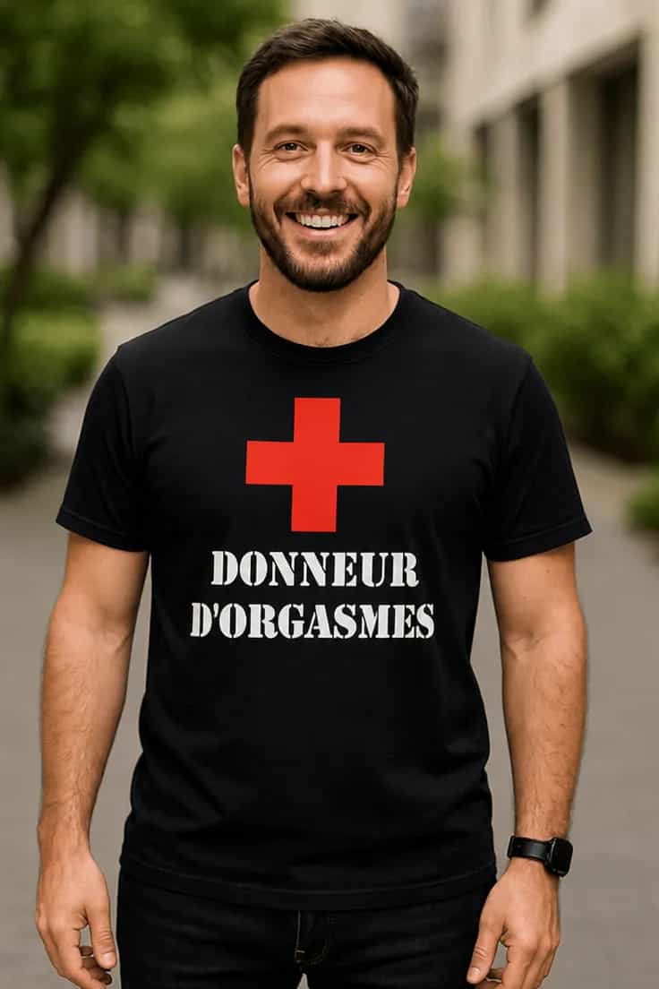 T-shirt humoristique Donneur de plaisir