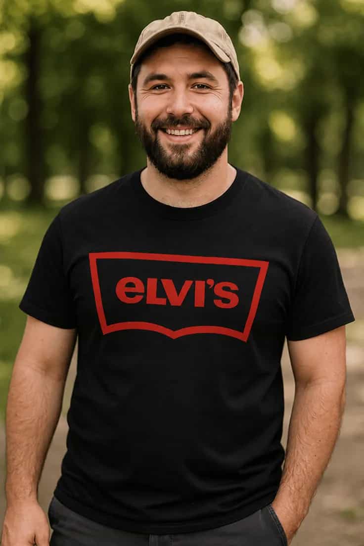 T-shirt humoristique Elvis
