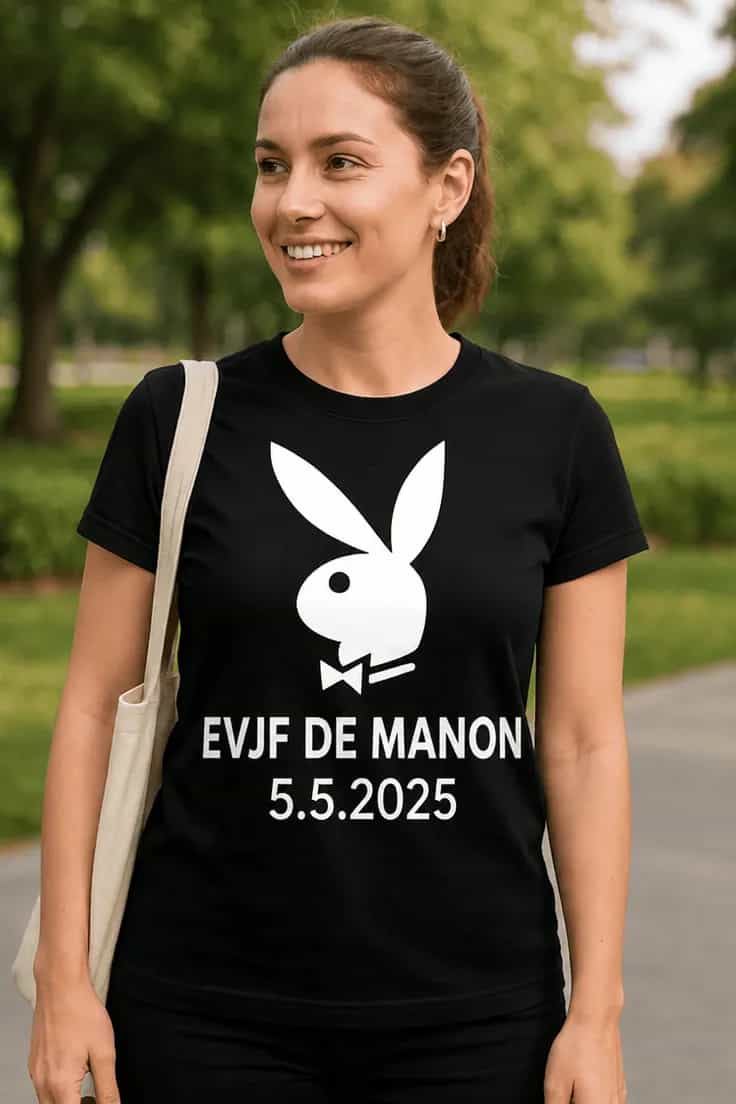T-shirt humoristique EVJF avec prénom personnalisé