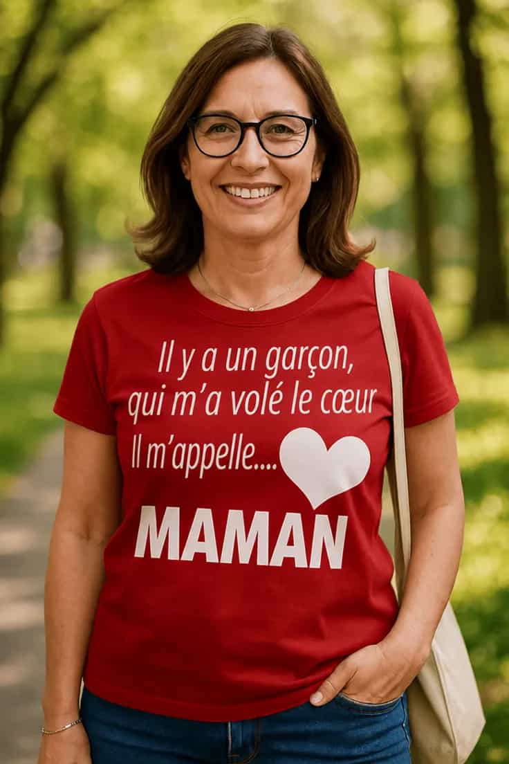 T-shirt humoristique Garçon qui m'appelle maman