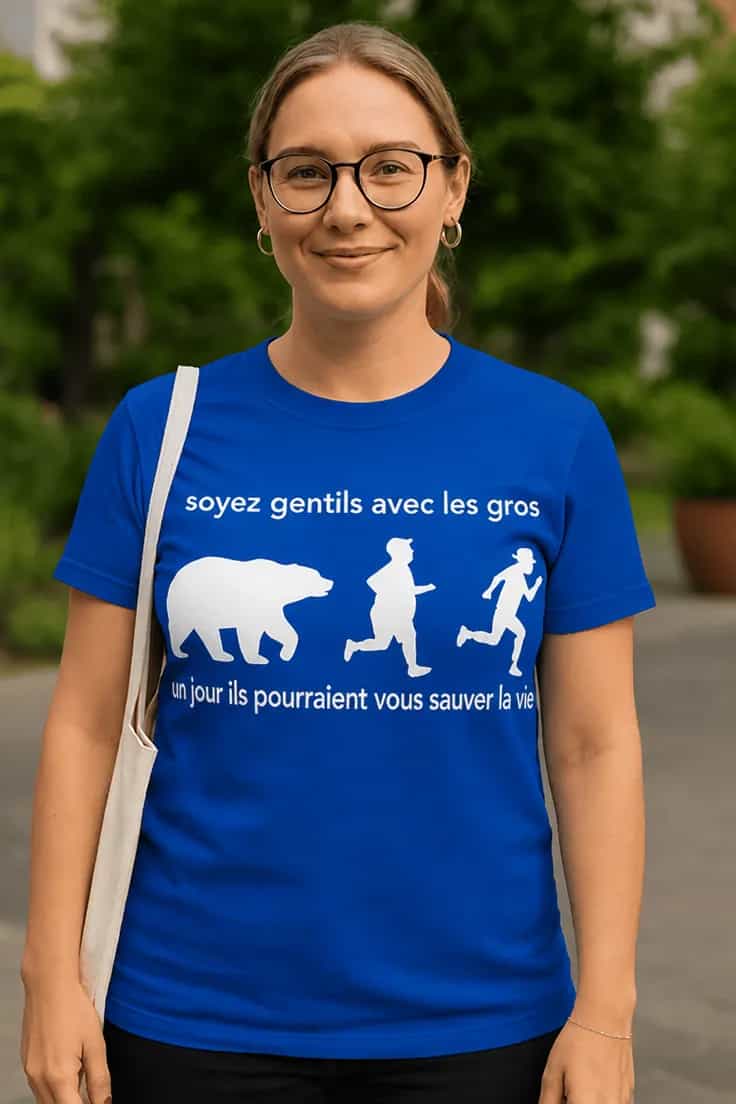 T-shirt humoristique Gentils avec les gros