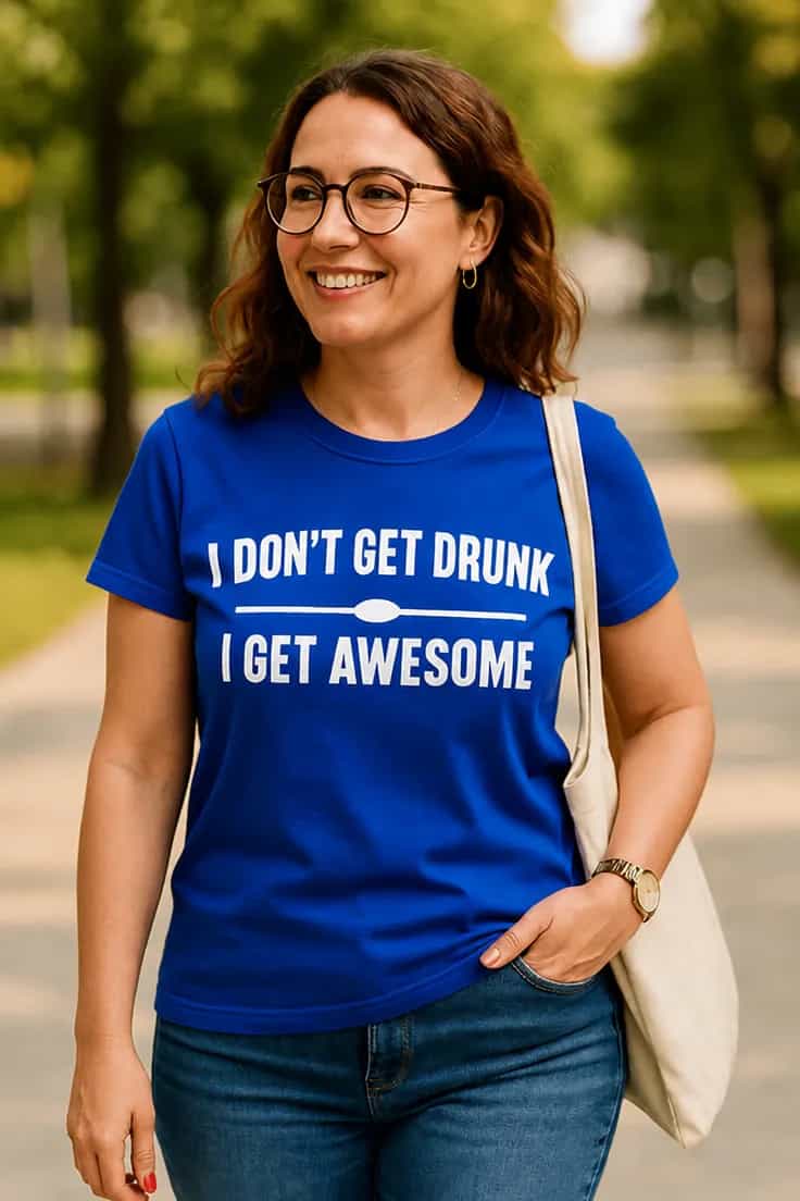 T-shirt humoristique Je deviens génial
