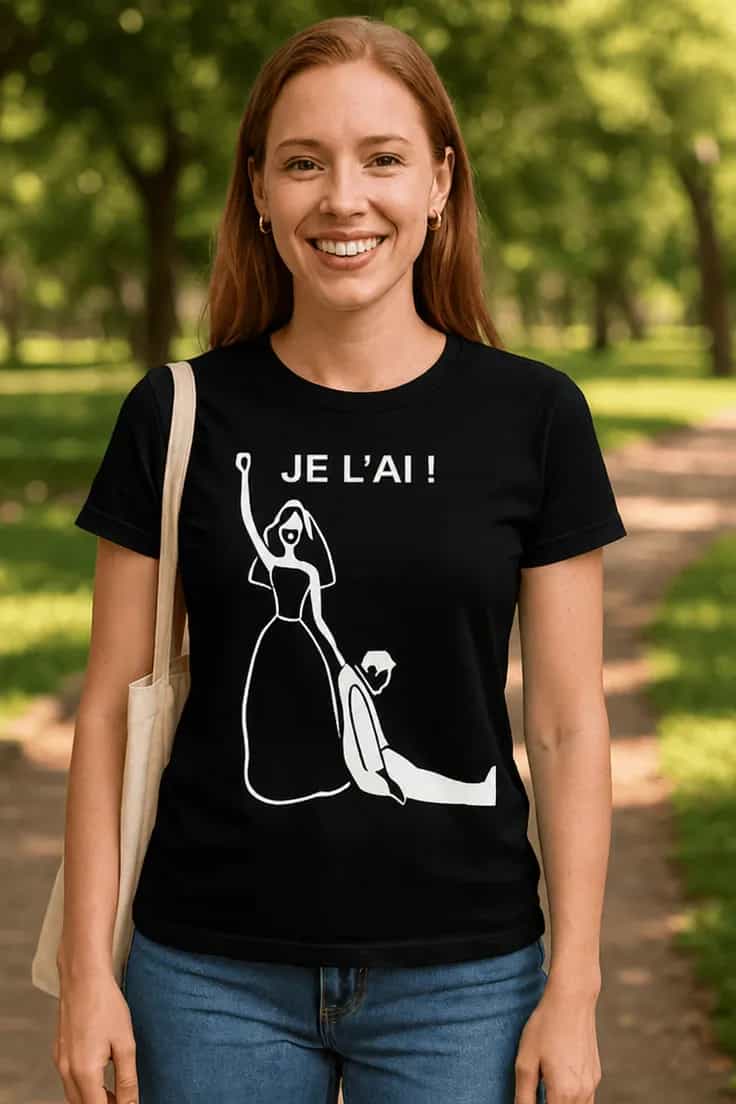 T-shirt humoristique Je l'ai – JE L'AI !