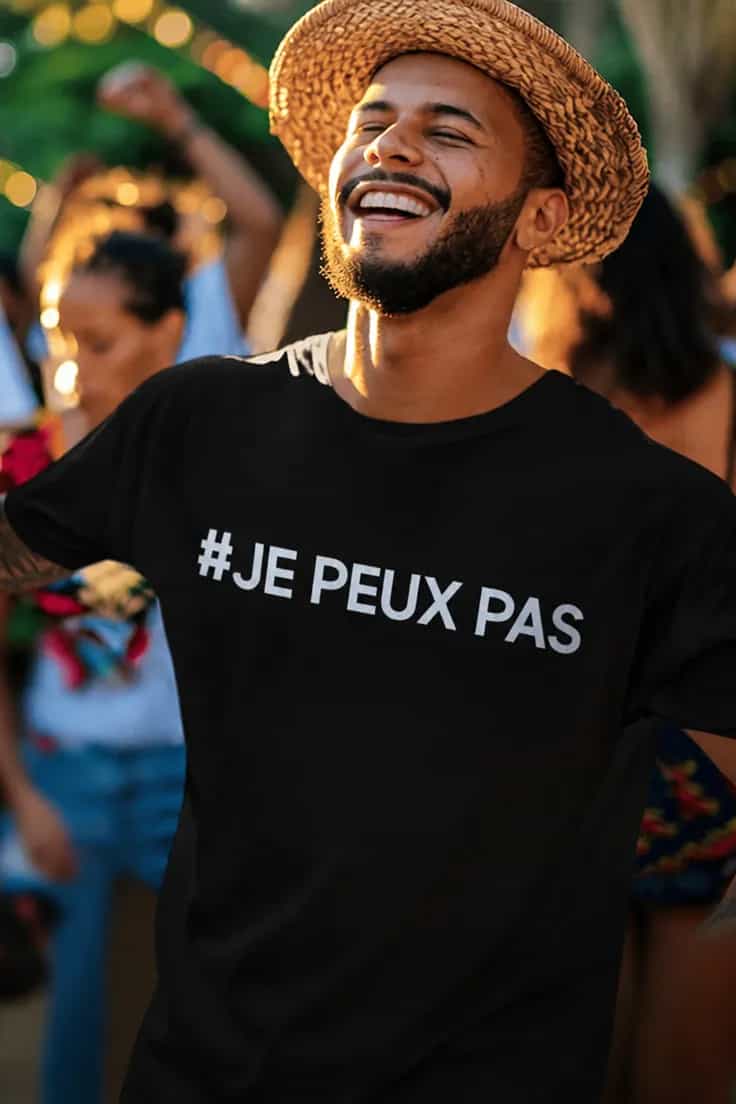 T-shirt humoristique Je peux pas - #JE PEUX PAS