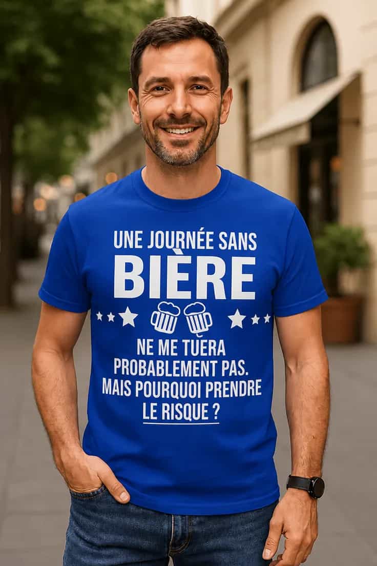 T-shirt humoristique Journée sans bière