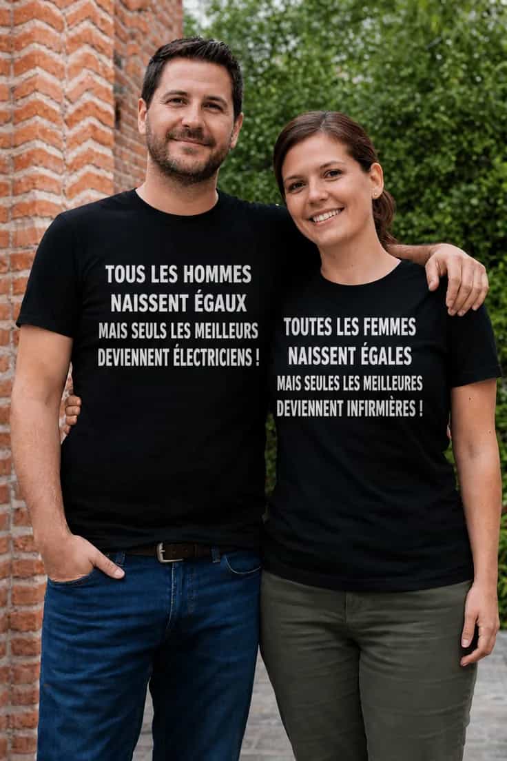 T-shirt humoristique Métiers meilleurs que les autres