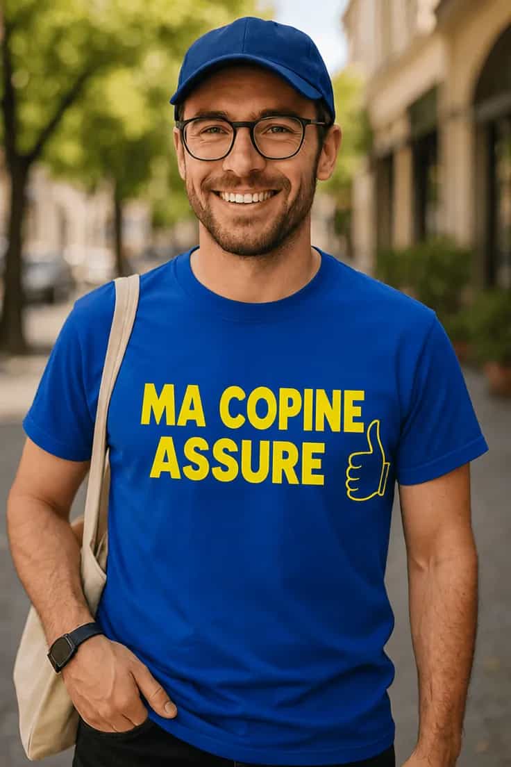 T-shirt humoristique Ma copine assure - MA COPINE