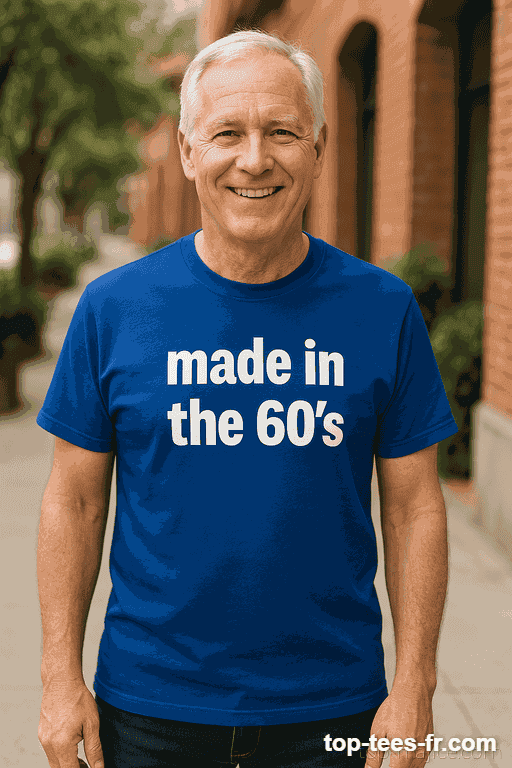 T-shirt humoristique made in the 60s