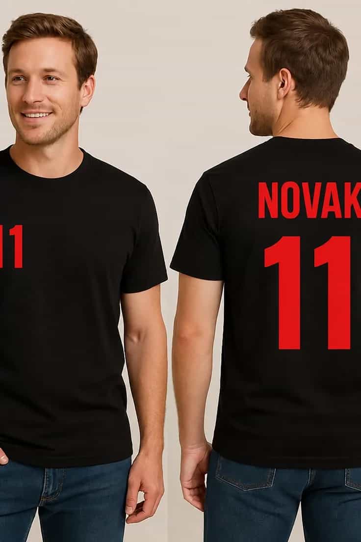 T-shirt humoristique Maillot sportif personnalisé