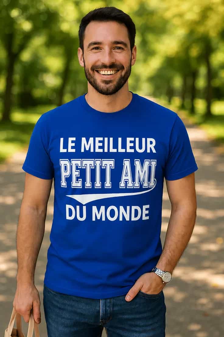 T-shirt humoristique Meilleur petit ami du monde