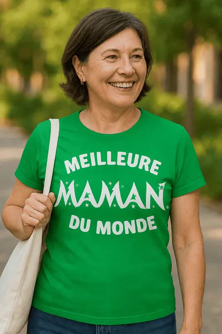 T-shirt humoristique maman reine du café