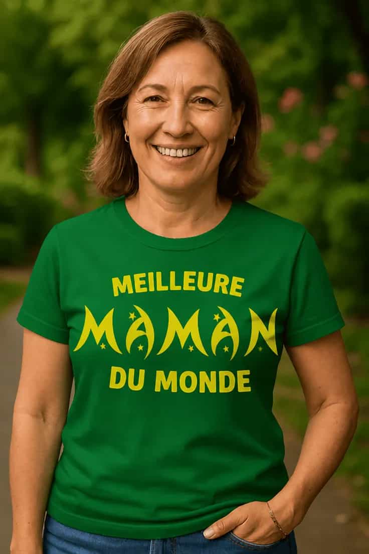 T-shirt maman reine des câlins avec prénom au choix