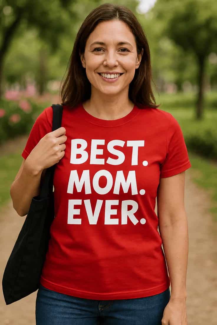T-shirt humoristique maman chef de famille