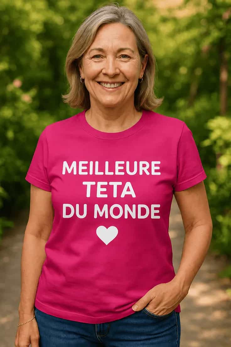 T-shirt humoristique Meilleure tata du monde classique