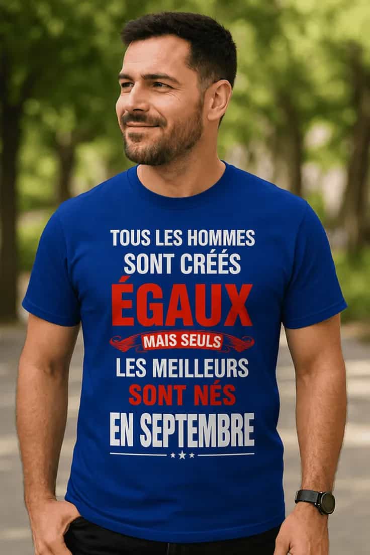 T-shirt seuls les meilleurs nés le mois de votre choix