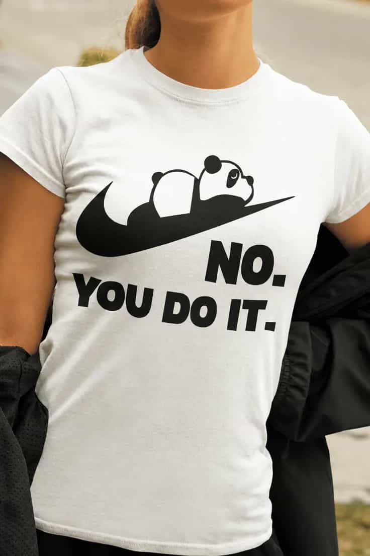 T-shirt humoristique Panda fais le toi même