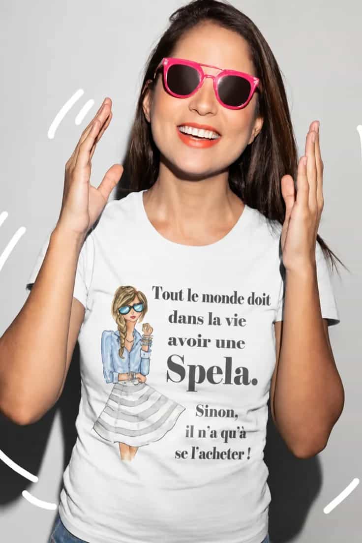 T-shirt Personne indispensable avec prénom au choix