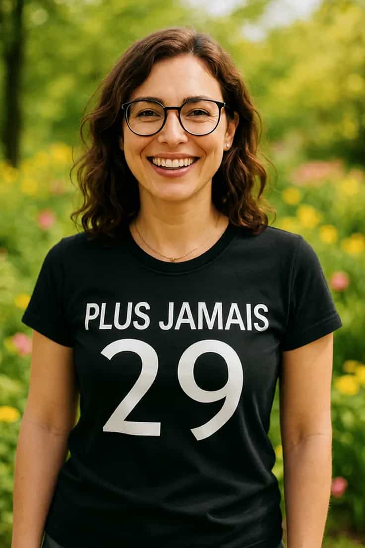 T-shirt humoristique Plus jamais 29