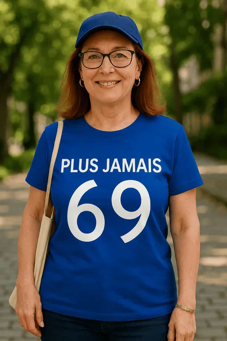 T-shirt humoristique Plus jamais 69