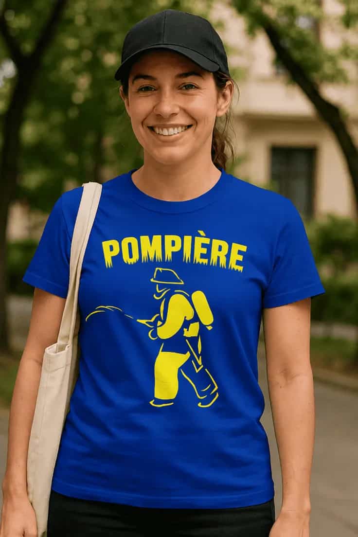 T-shirt humoristique Pompière