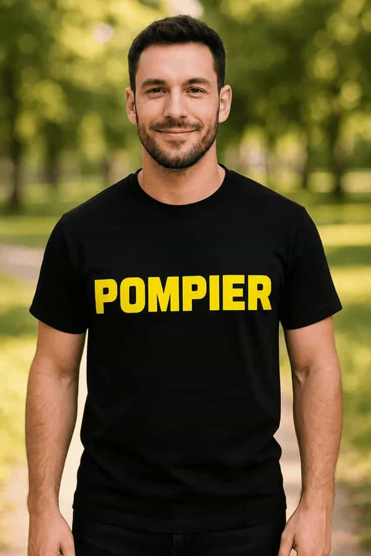 T-shirt humoristique Pompier – POMPIER