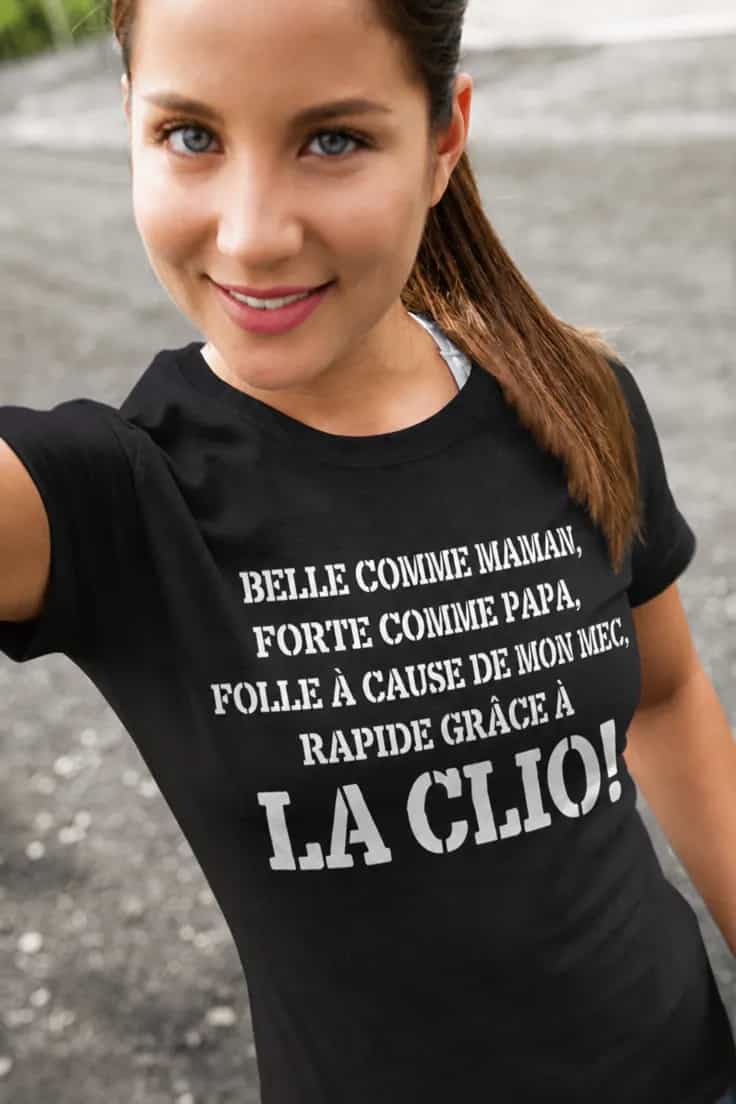 T-shirt Rapide grâce à la marque de voiture au choix