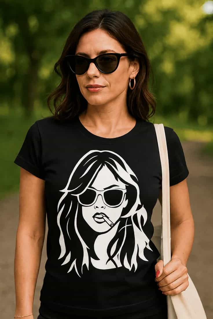 T-shirt humoristique Rebelle sexy