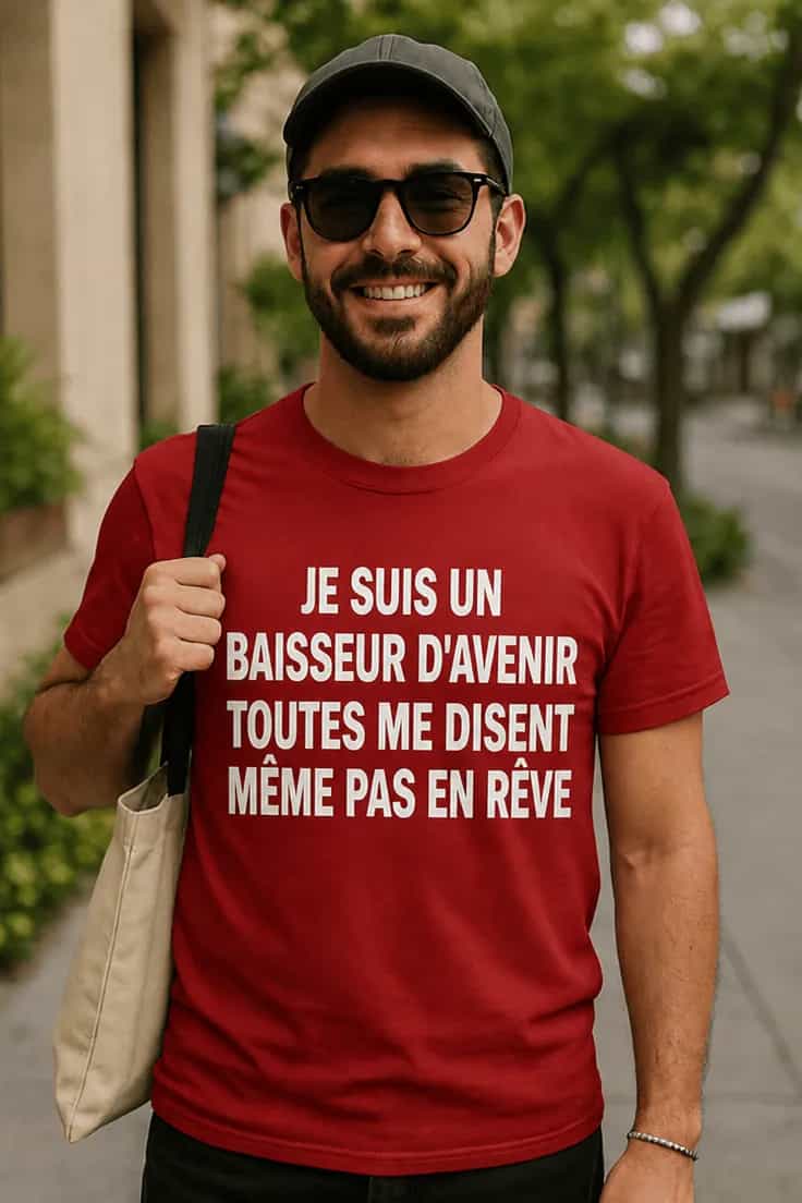 T-shirt humoristique Séducteur du futur recalé