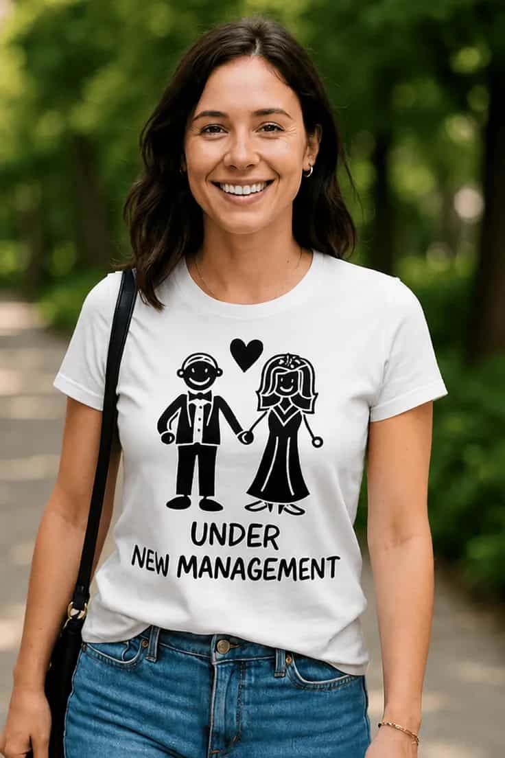 T-shirt humoristique Sous nouvelle direction | 25